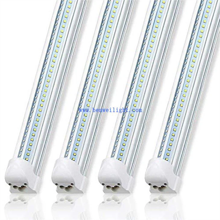 4 oyoqli T8 o'rnatilgan LED quvurlari