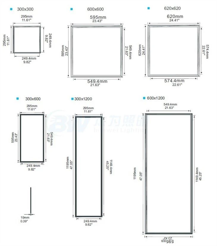 2x4 Led Flat Panel Surface Mountt