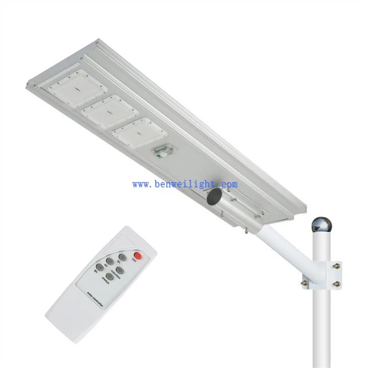 remote led solar street light