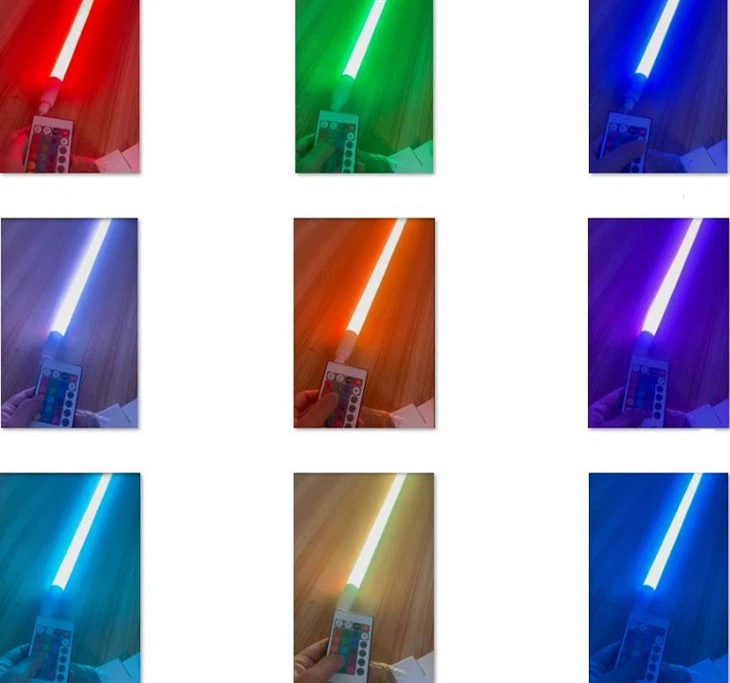 IP65 tashqi raqamli quvur rangini o'zgartirish RGB T8 LED naychali yorug'lik