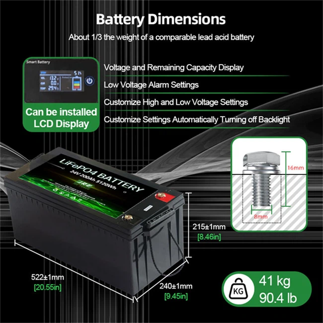12.8V 400Ah LiFePO4 Battery 5120Wh Lithium Battery Built-in 250A BMS 3000+ Deep Cycles Perfect for Solar System suppliers