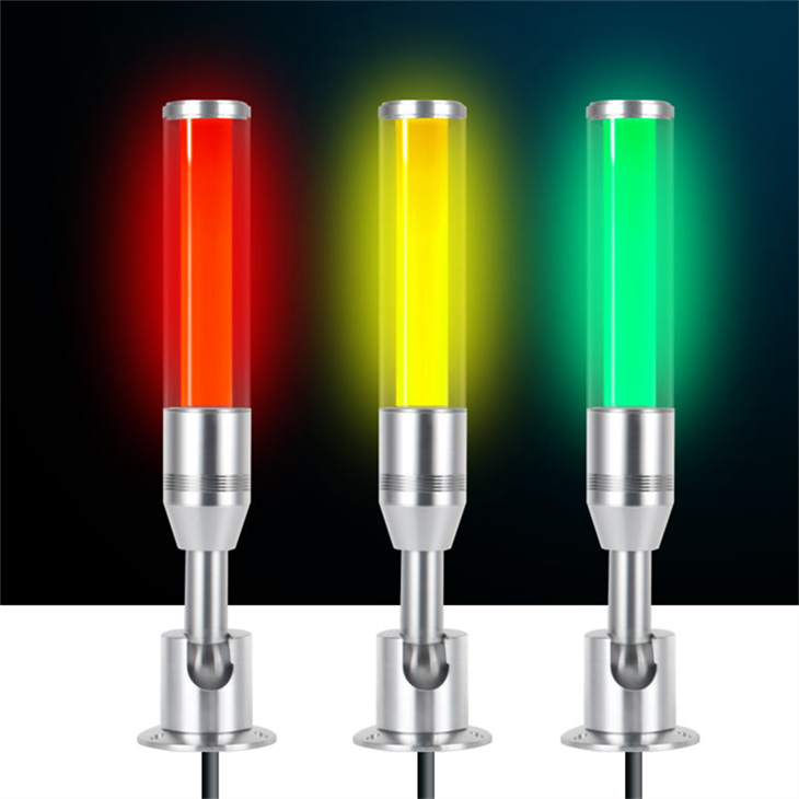 LED ogohlantiruvchi chiroqlar, sanoat qizil / to'q sariq / yashil CNC mashinasi ko'rsatkich minora turi signalli ovozli.