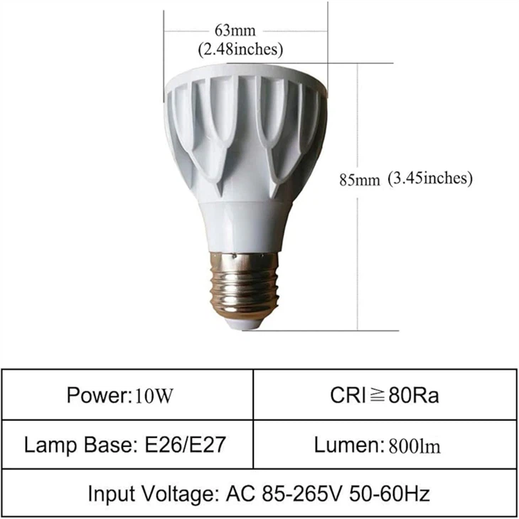 Dimmable PAR LED Spotlight - 22W E27 (3000K/4000K) With 2-Year Warranty suppliers