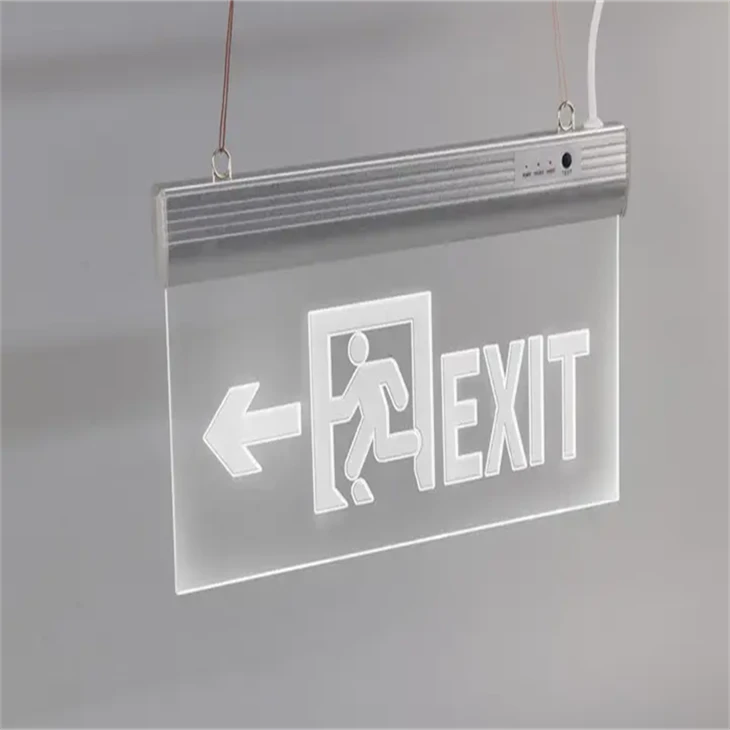 Factory-Grade Emergency Exit Light - Eco-Friendly ABS Construction