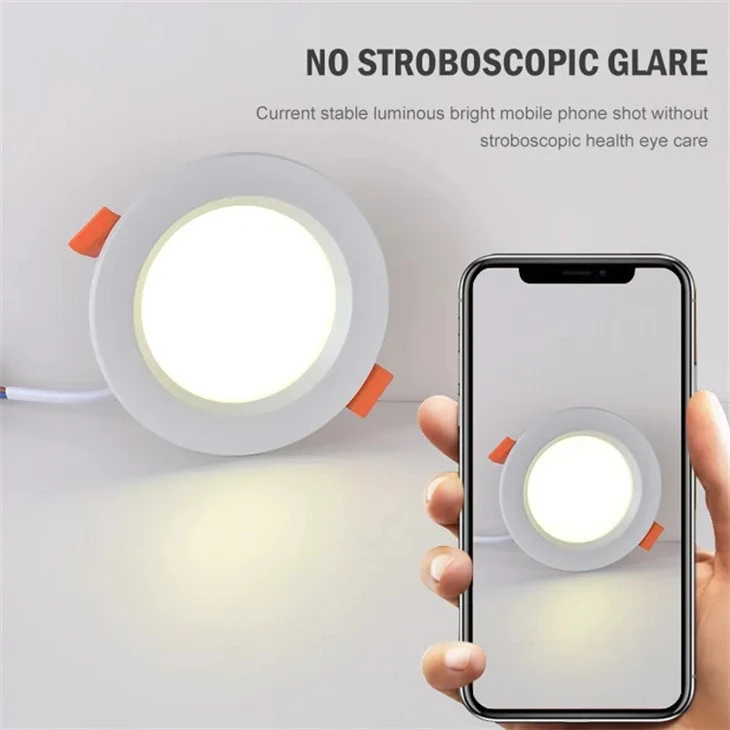 Flat Ceiling Recessed Led Panel Lights 8W
