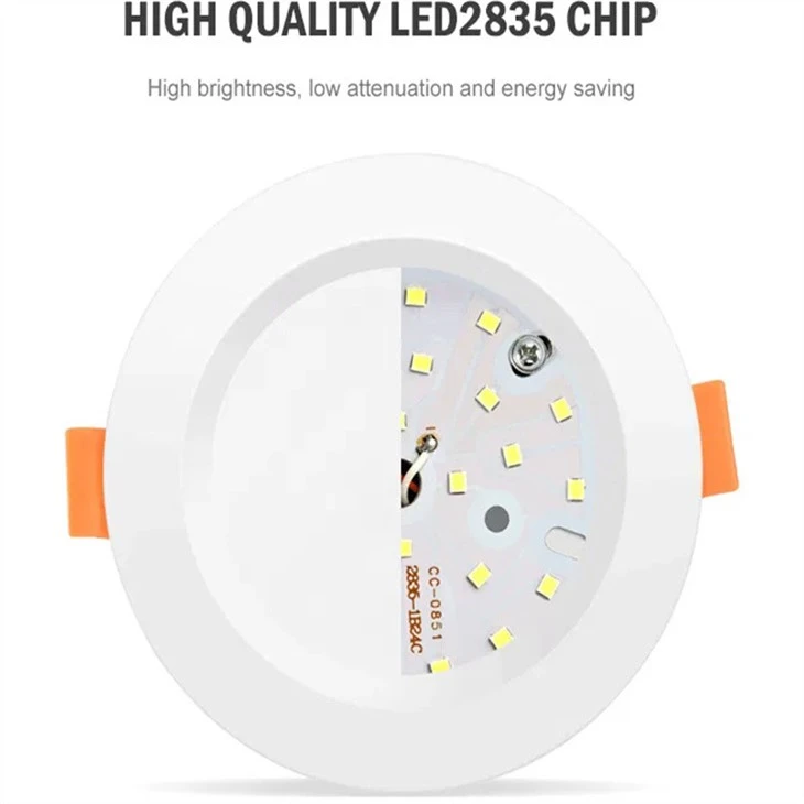 Flat Ceiling Recessed Led Panel Lights 8W