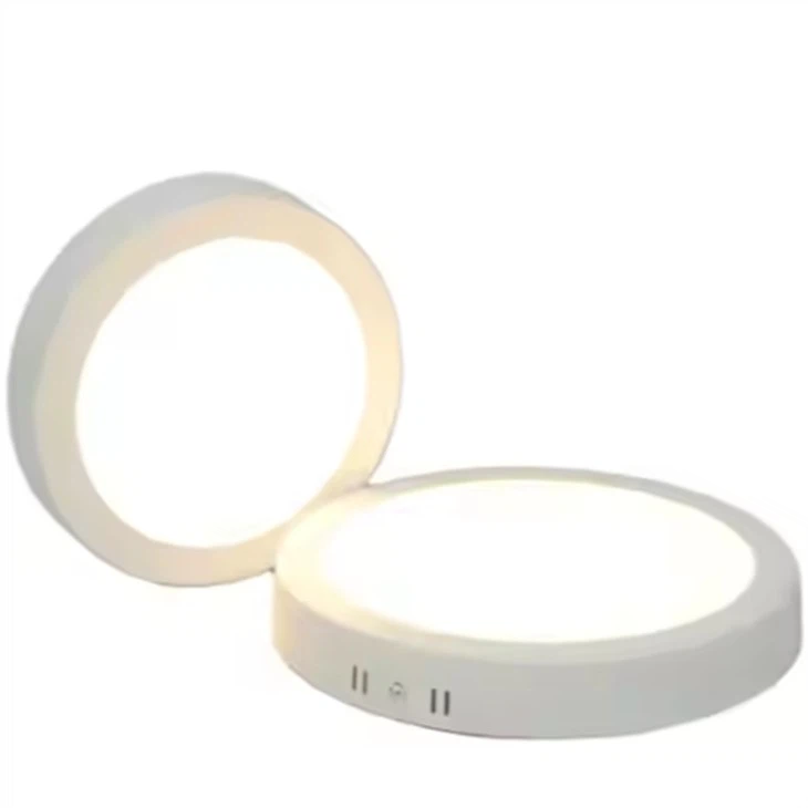 Led dumaloq sirtga o'rnatilgan panelli ship yoritgichi