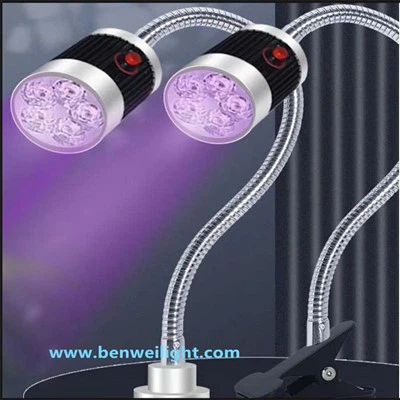 365 nm LED binafsha rangli lyuminestsent aniqlash nuri-soxtalashtirishga qarshi yoritish, elim aniqlash magnit turi