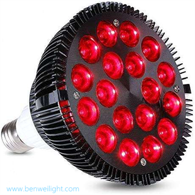 Qizil nurli terapiya chiroqi, 54w 18 LED infraqizil nur terapiyasi qurilmasi, 660nm qizil va 850nm