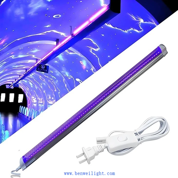 T5 T8 Led Light 365nm 395Nm Purple Uv Led Tube Light